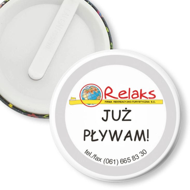 przypinka klips Już pływam!