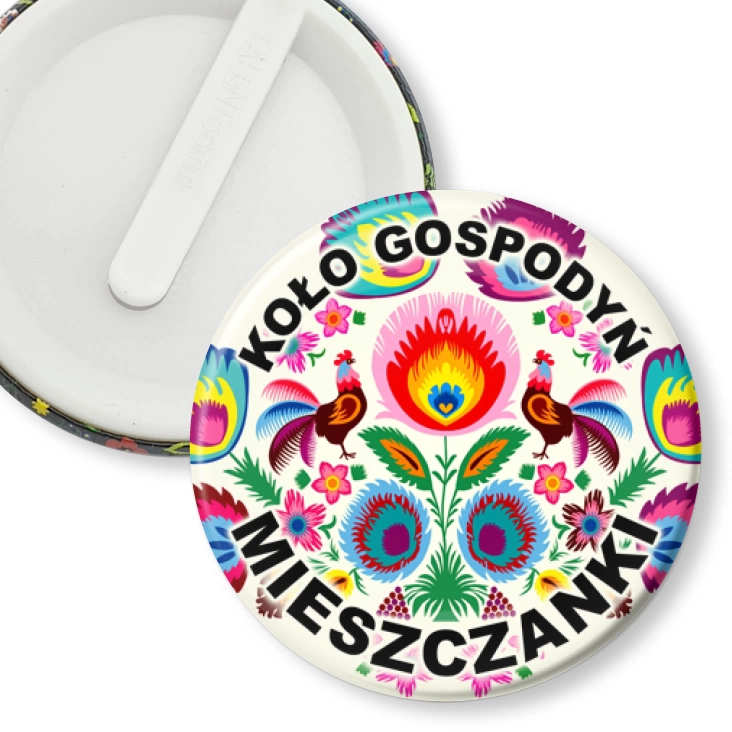przypinka klips Koło Gospodyń Mieszczanki