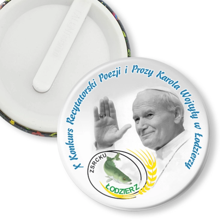 przypinka klips Konkurs recytatorski - Łodzierz 2010