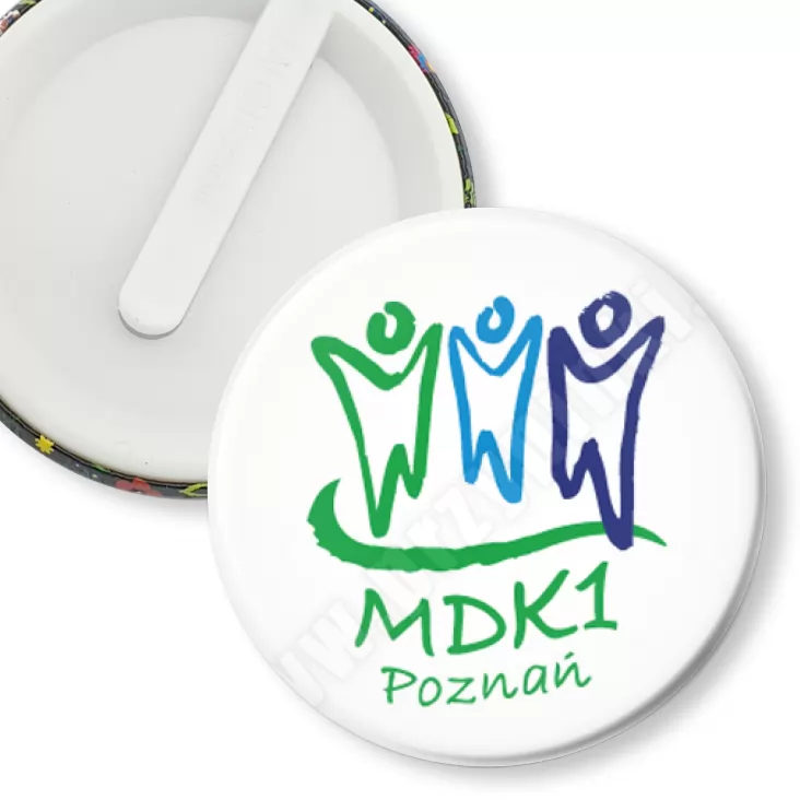przypinka klips MDK Poznań