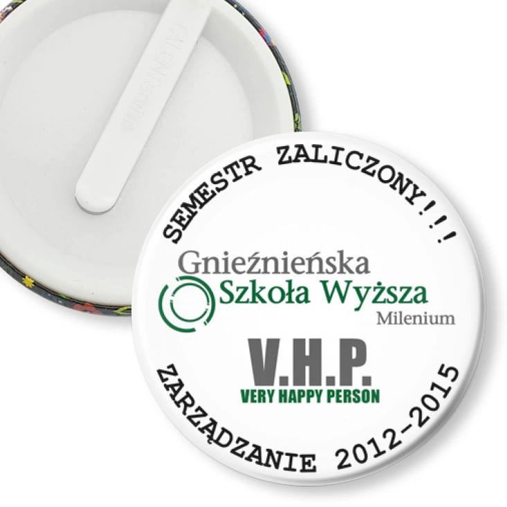 przypinka klips Milenium - V.H.P.