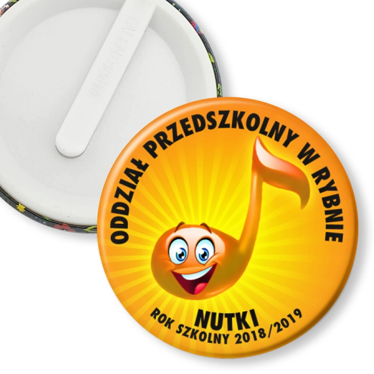 przypinka klips Nutki