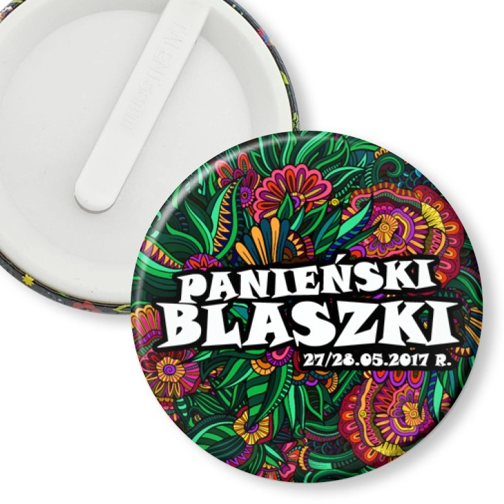 przypinka klips Panieński Blaszki