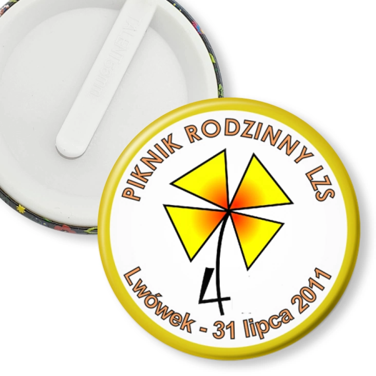 przypinka klips Piknik rodzinny LZS