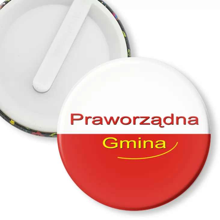 przypinka klips Praworządna Gmina