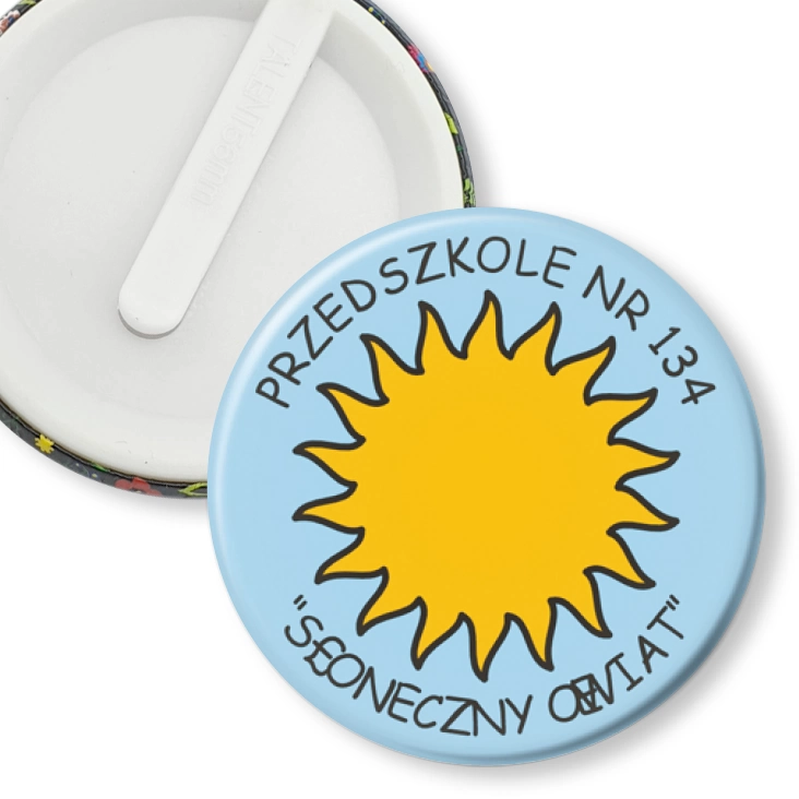 przypinka klips Przedszkole nr 134