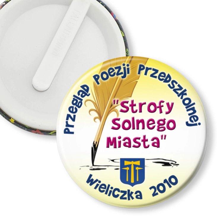 przypinka klips Przegląd Poezji Przedszkolnej - Wieliczka 2010