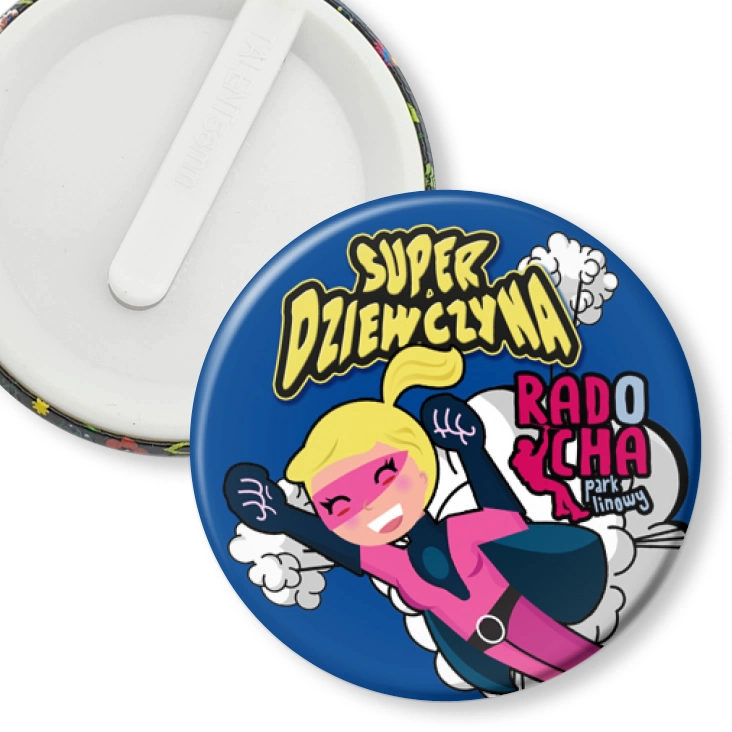 przypinka klips Radocha - Super Dziewczyna