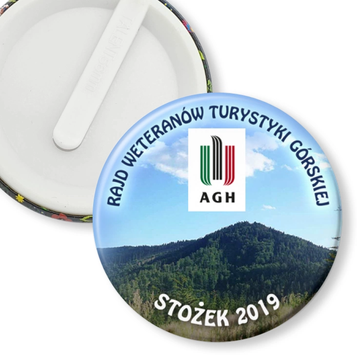 przypinka klips Rajd weteranów turystyki górskiej