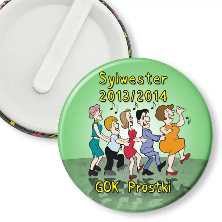 przypinka klips Sylwester - GOK Prostki