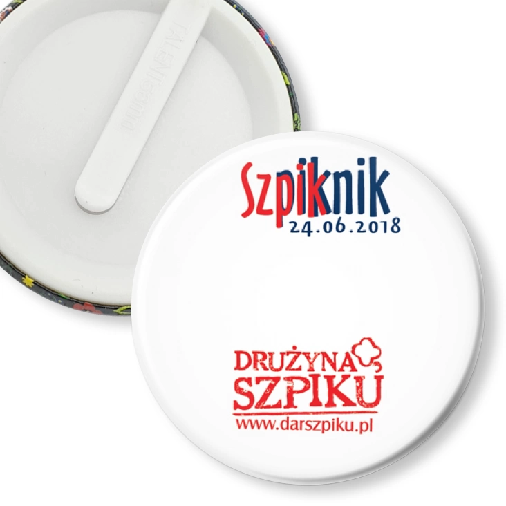 przypinka klips Szpiknik 2018