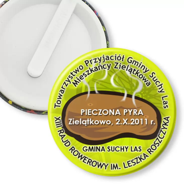 przypinka klips XIII Rajd Rowerowy im. Leszka Roszczyka