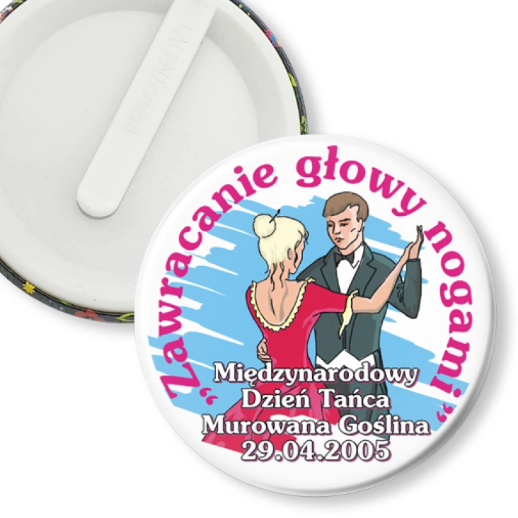 przypinka klips Zawracanie głowy nogami