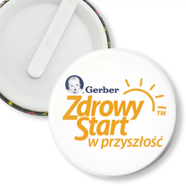 przypinka klips Zdrowy start