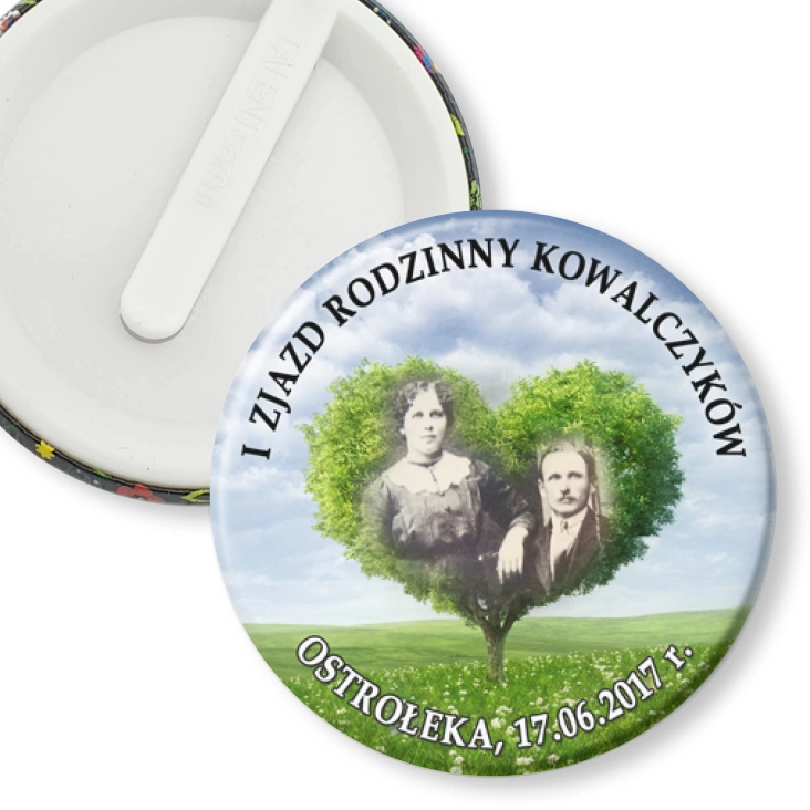 przypinka klips Zjazd rodzinny