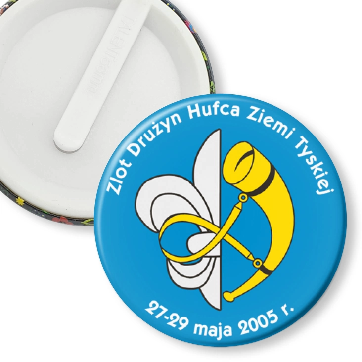 przypinka klips Zlot Drużyn Hufca Ziemi Tyskiej 2005