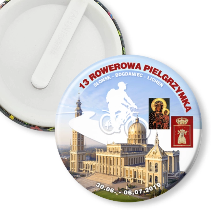 przypinka klips 13 Rowerowa Pielgrzymka