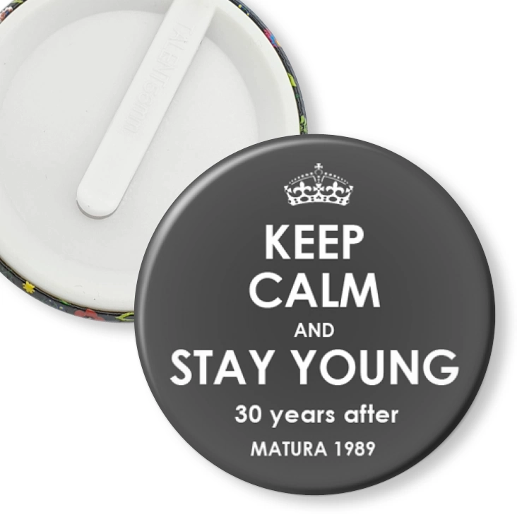 przypinka klips 30 lat po maturze