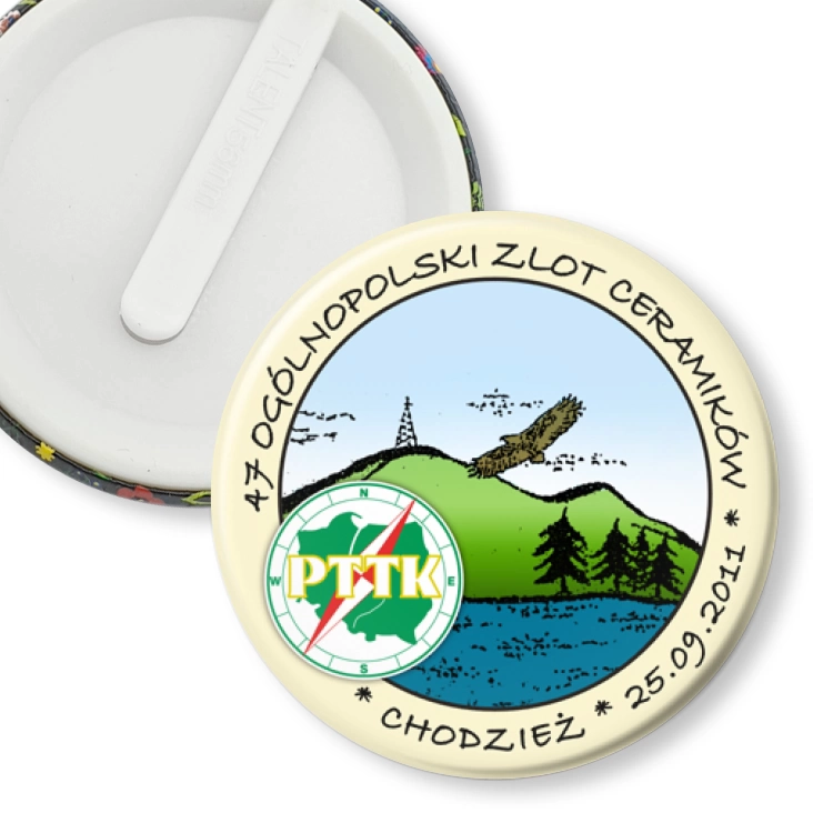 przypinka klips 47 Ogólnopolski Zlot Ceramików