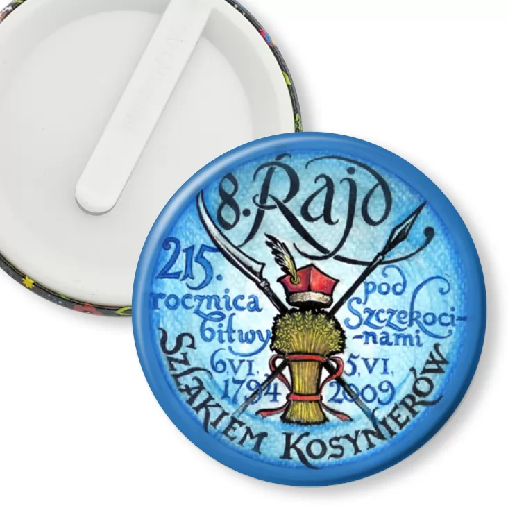 przypinka klips 8 Rajd Szlakiem Kosynierów