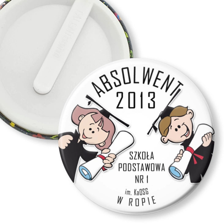 przypinka klips Absolwent 2013