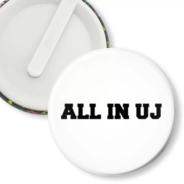 przypinka klips All in UJ