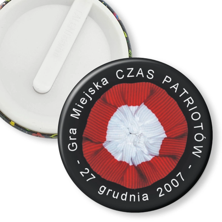 przypinka klips Czas Patriotów