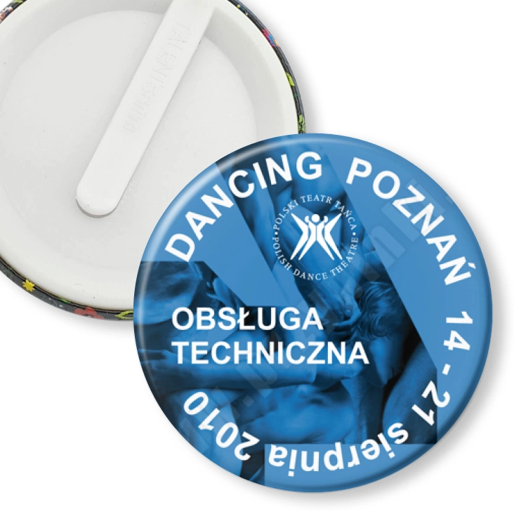 przypinka klips Dancing Poznań 2010 - obsługa techniczna