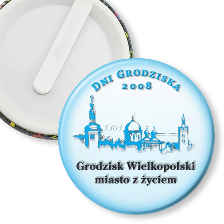 przypinka klips Dni Grodziska 2008