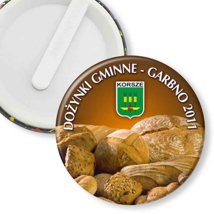 przypinka klips Dożynki Gimnne - Garbno 2011
