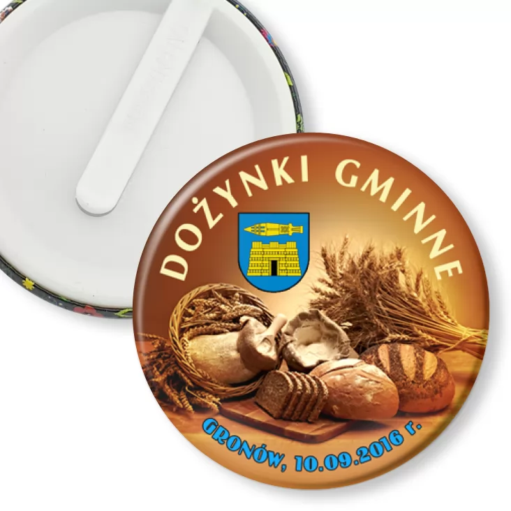 przypinka klips Dożynki - Gmina Zgorzelec