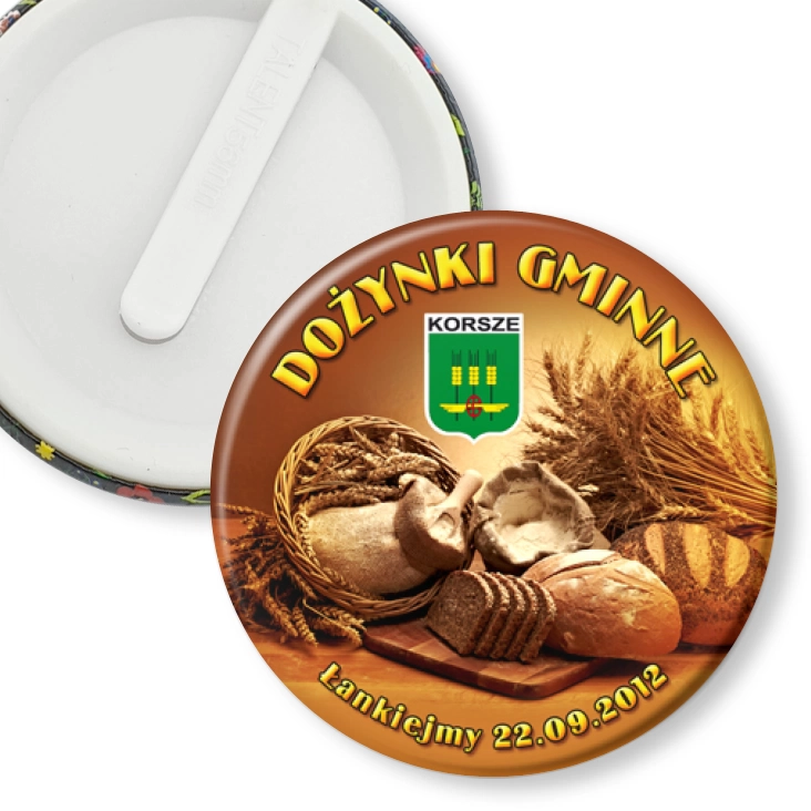przypinka klips Dożynki Gminne - Łankiejmy 2012