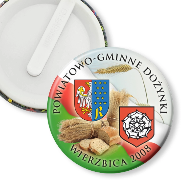przypinka klips Dożynki Powiat Radomski
