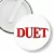 Przypinka klips Duet