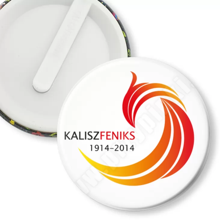 przypinka klips Feniks Kalisz
