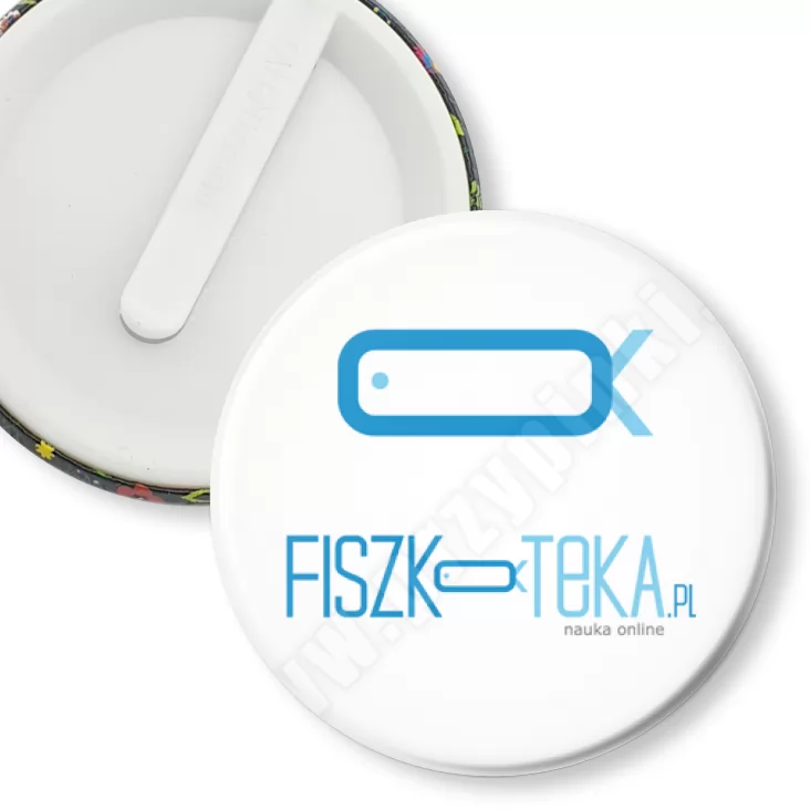 przypinka klips Fiszkoteka.pl