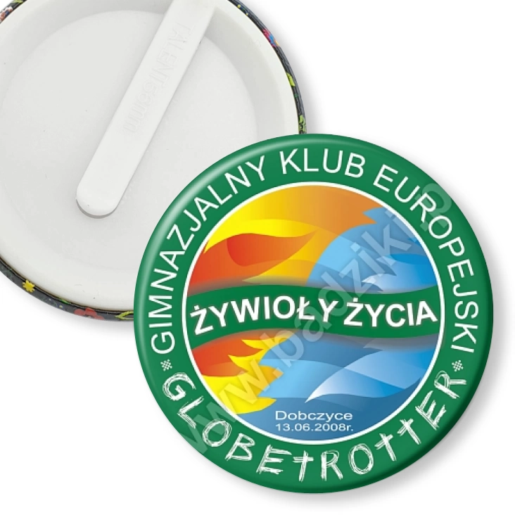 przypinka klips Globtroter Dobczyce