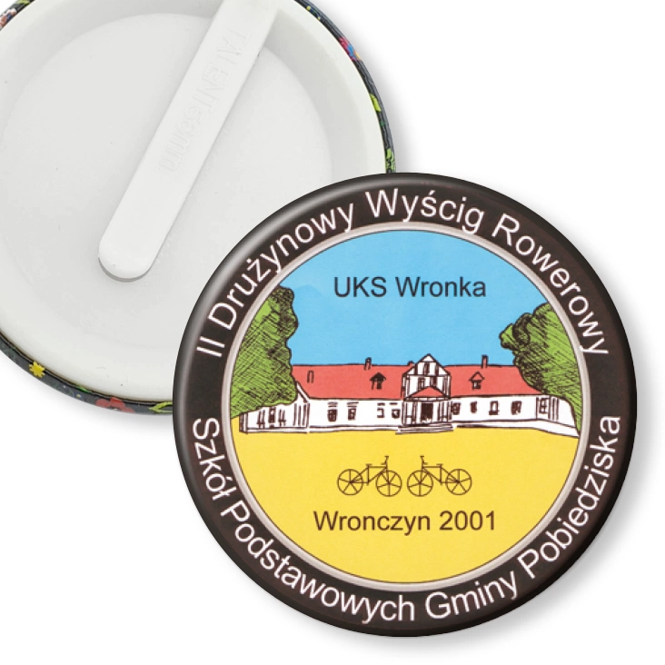 przypinka klips II Drużynowy Wyścig Rowerowy