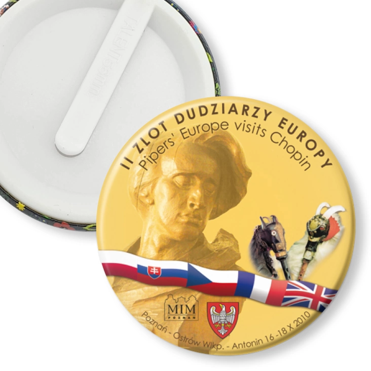 przypinka klips II Zlot Dudziarzy Europy