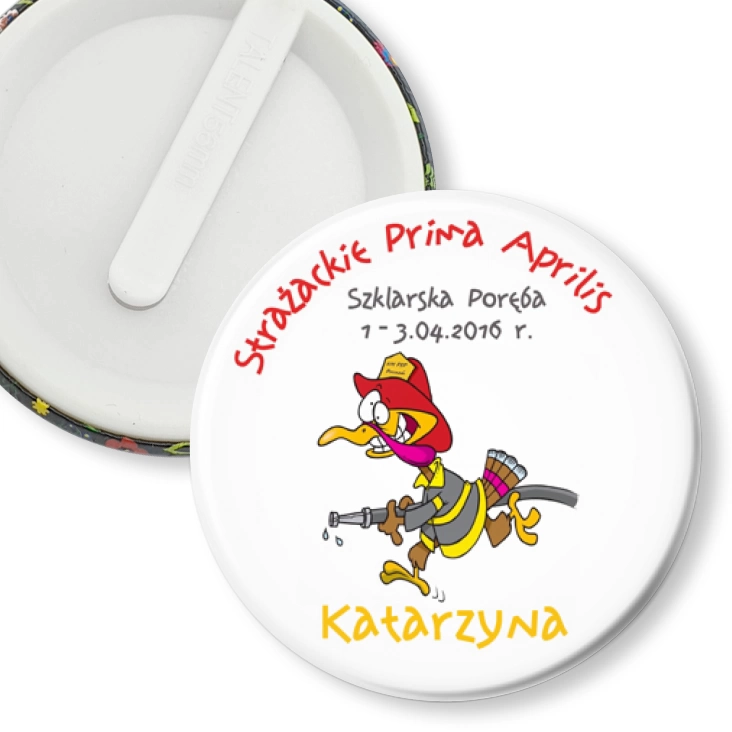 przypinka klips Indyk