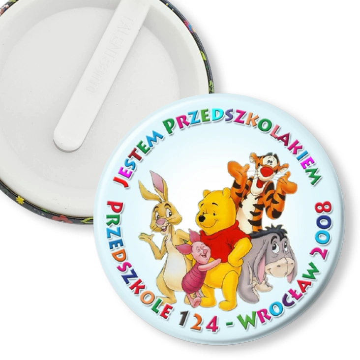 przypinka klips Jestem Przedszkolakiem P124 Wrocław