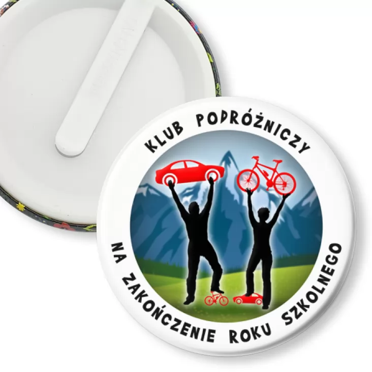 przypinka klips Klub Podróżniczy
