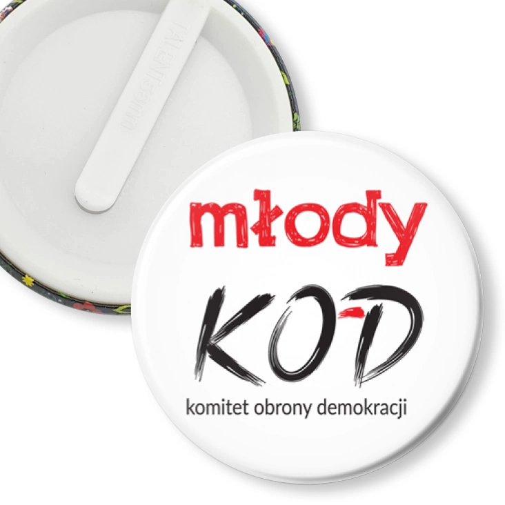 przypinka klips KOD Młody