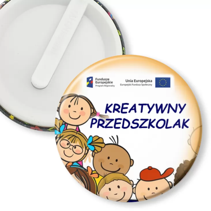 przypinka klips Kreatywny Przedszkolak