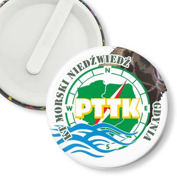 przypinka klips KT Morski Niedźwiedź