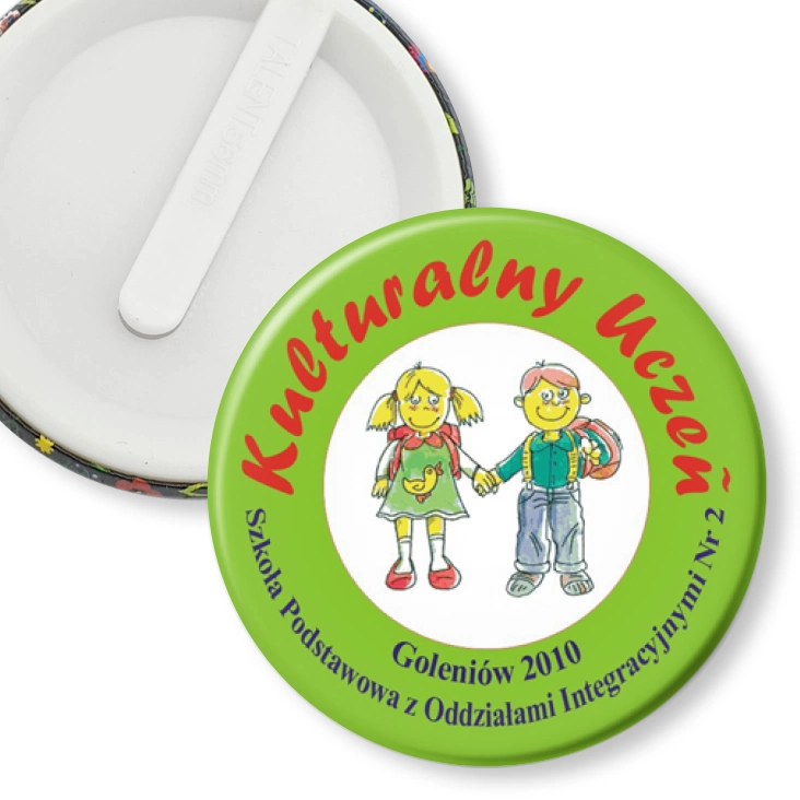 przypinka klips Kulturalny Uczeń