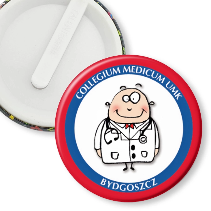 przypinka klips Lekarz Collegium Medicum
