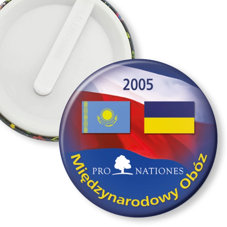 przypinka klips Międzynarodowy Obóz