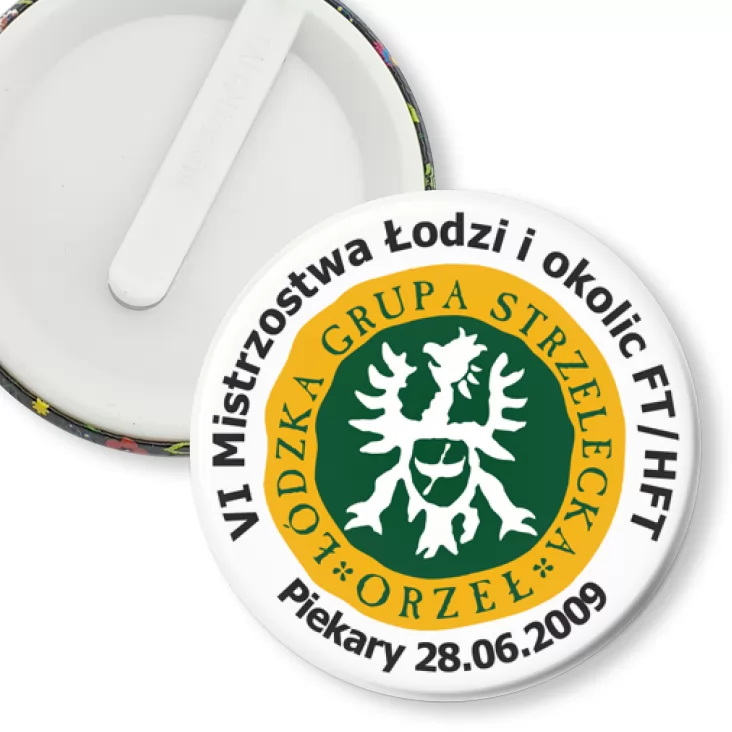 przypinka klips Mistrzostwa Łodzi i Okolic