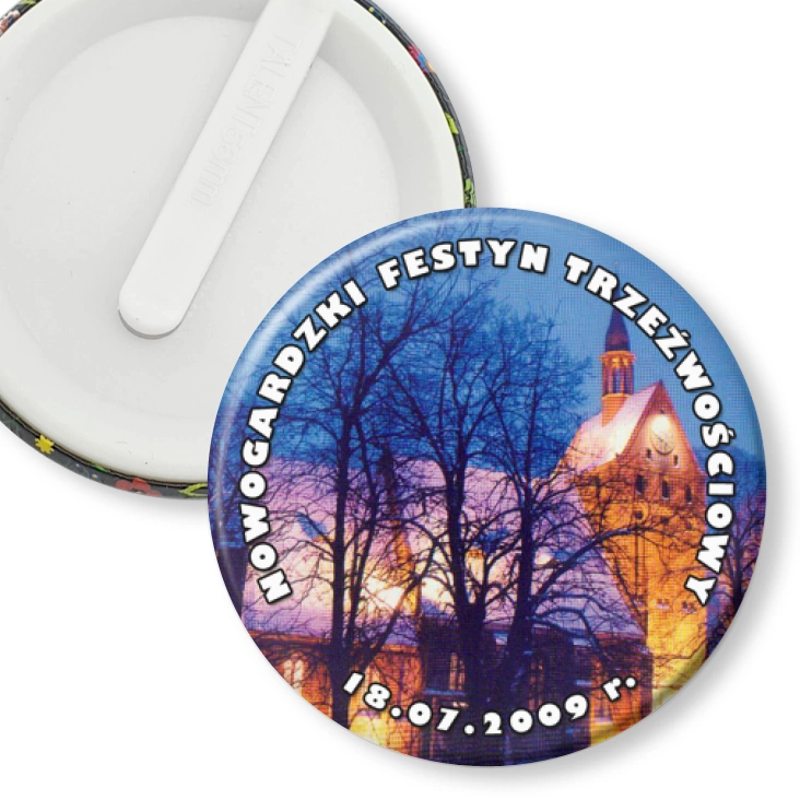 przypinka klips Nowogardzki Festyn Trzeźwiościowy
